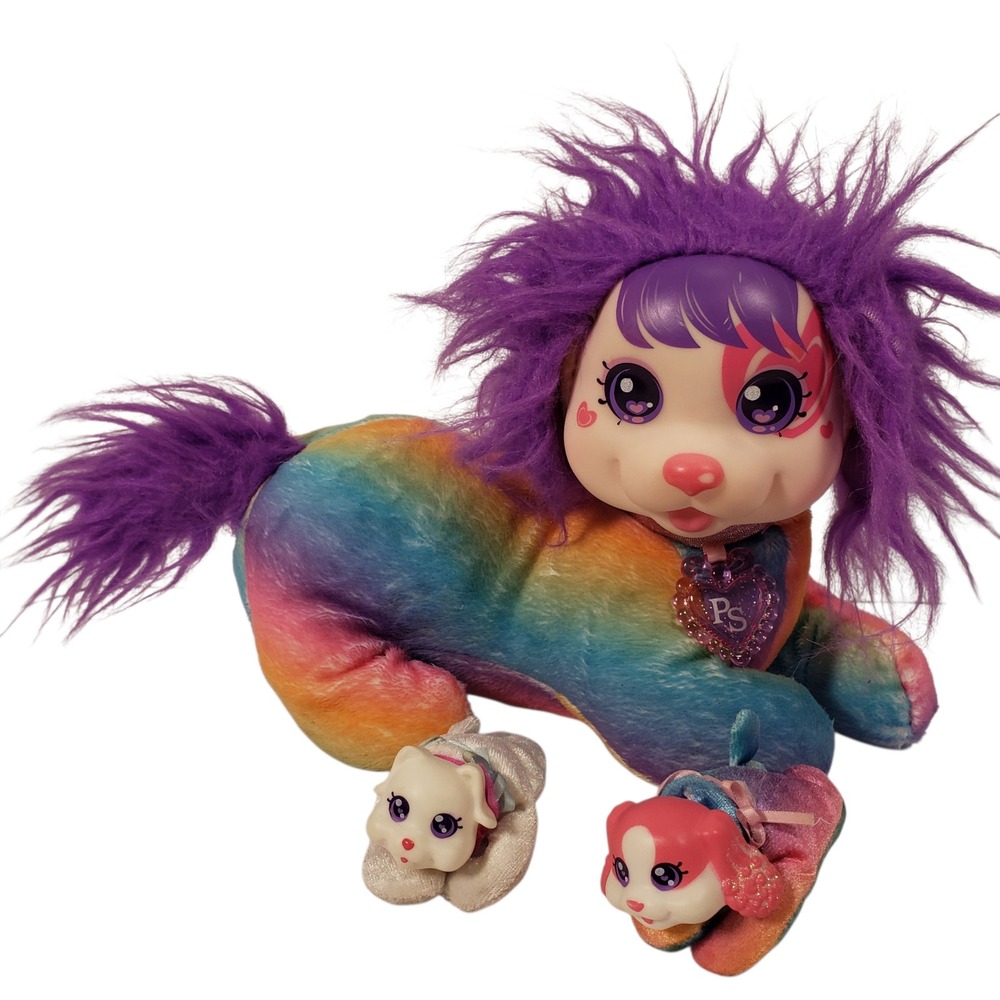 Puppy Surprise Rainbow Plush Mama 2 Puppies Just Play Stuffed‎ Animal
